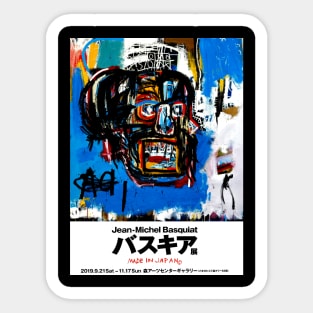 Basquiat exhibit at the Tokyo Mori Museum 2019 Sticker